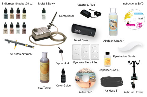 Airbrush Makeup and Tanning Kit