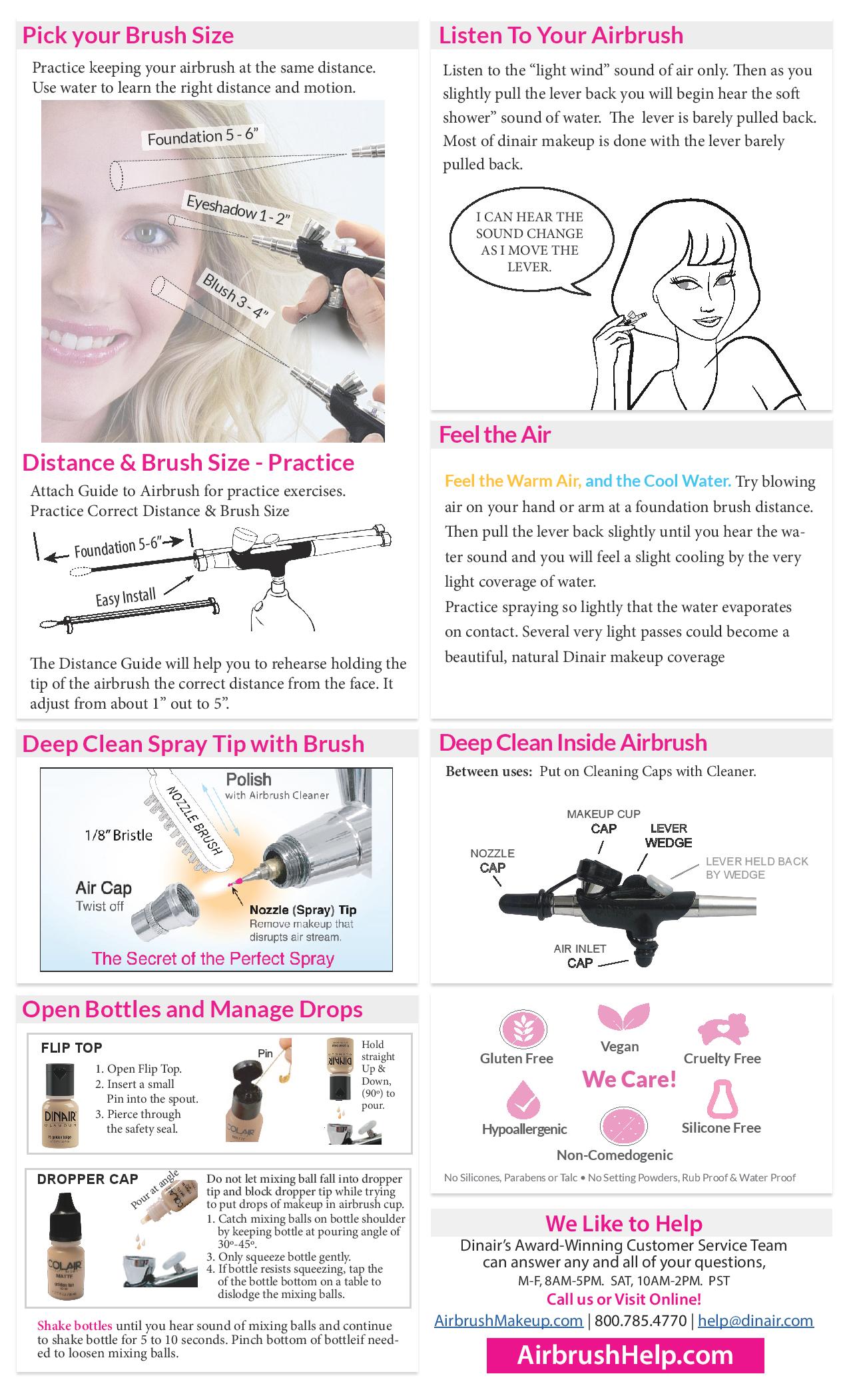 Dinair Airbrush Makeup Kit – Personal Pro – Tan Shades –  –