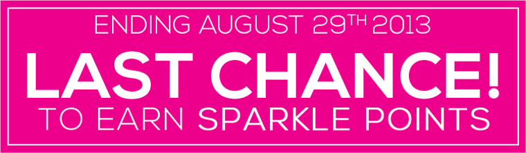 Last chance to redeem your sparkle points